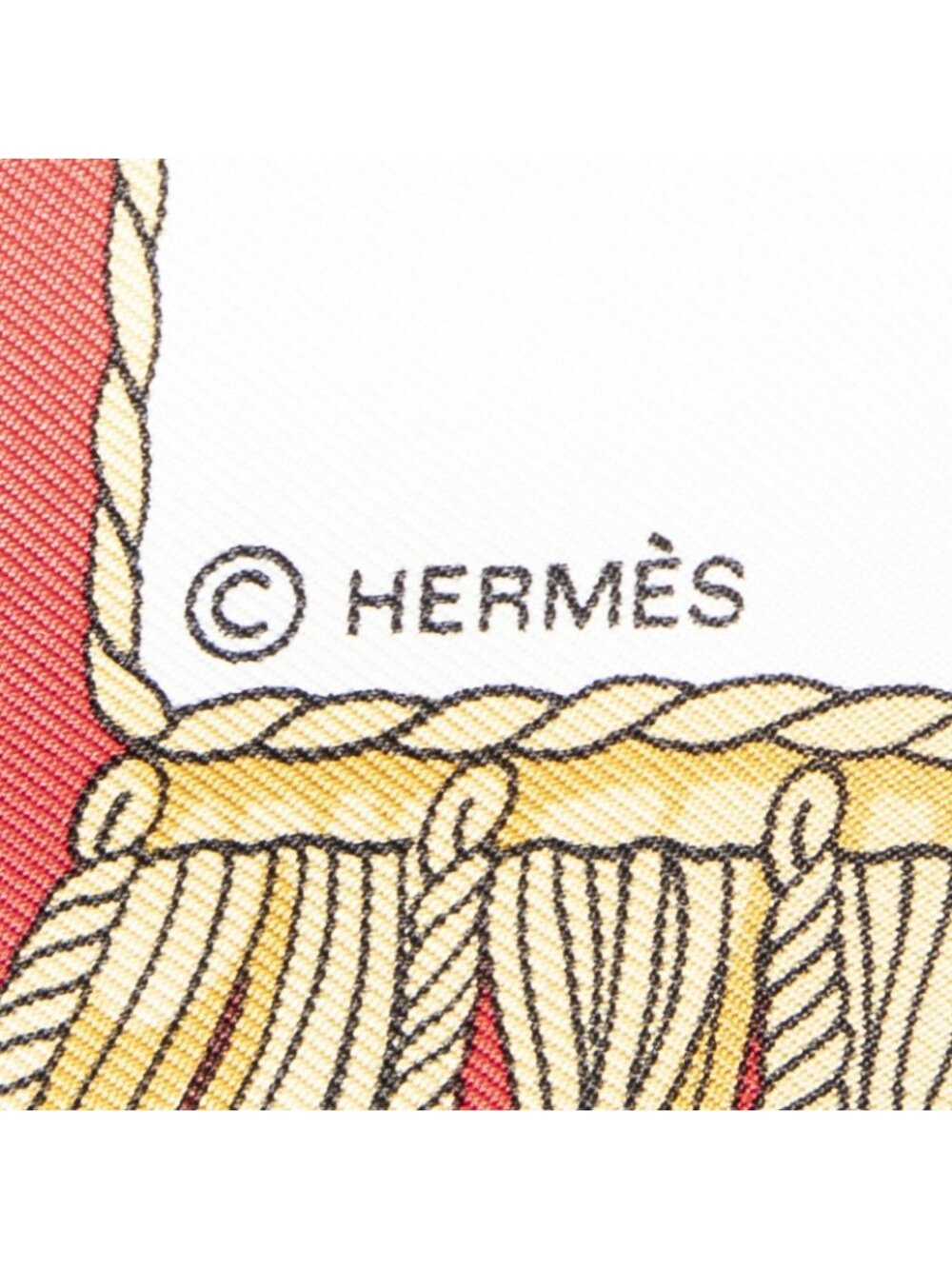 Hermes Scarf Red - Picture 4 of 5